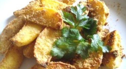Картофель в сухарях
