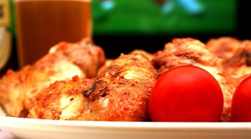 Крылышки в коптильне