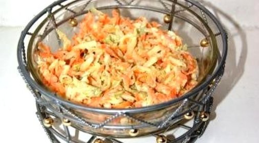 Салат из редьки и моркови