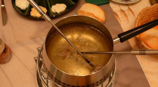 Мясное фондю