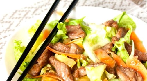 Салат из свинины