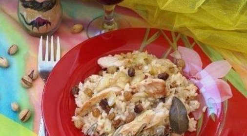 Бирьяни с курицей