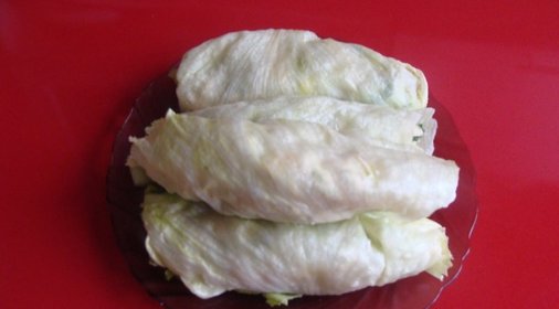 Салат в салате Молодо-зелено