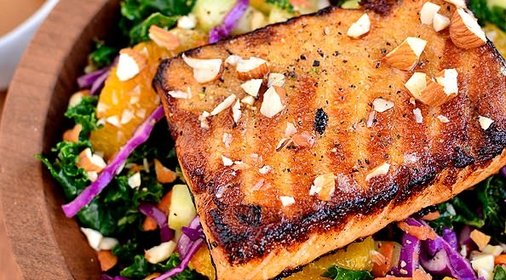 Салат с апельсиновым соусом
