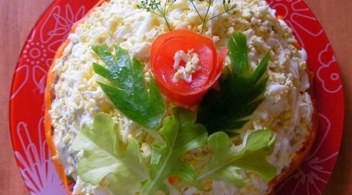 Салат с корейской морковкой