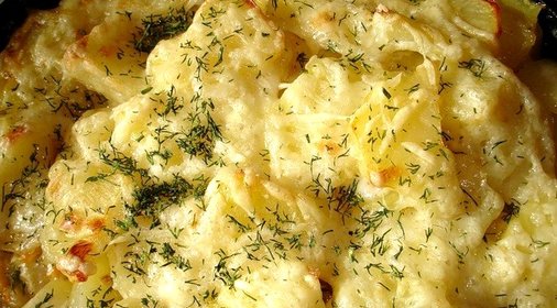Картофель тушеный в сметане