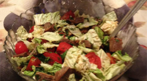 Салат с языком