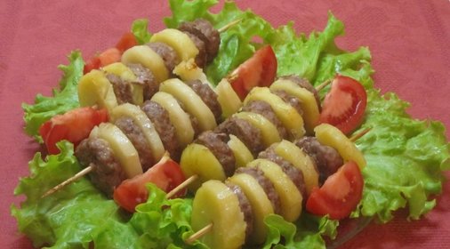 Гармошка картофельно-мясная