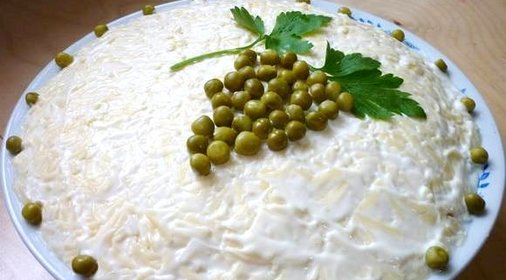 Рыбный салат с рисом