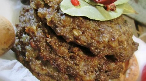 Печёночные оладушки с гречкой