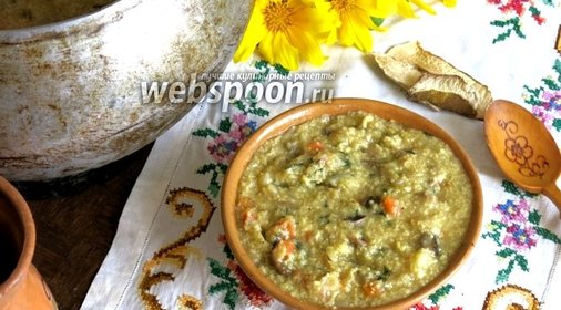 Кулеш с грибами
