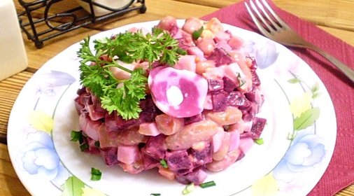 Салат к пельменям