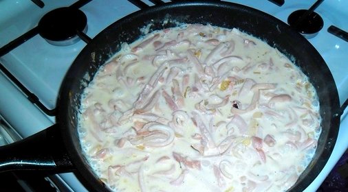Кальмары в майонезе