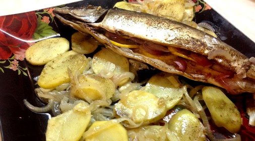 Запеченная скумбрия