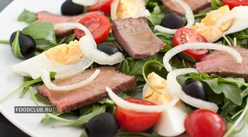 Салат с говядиной