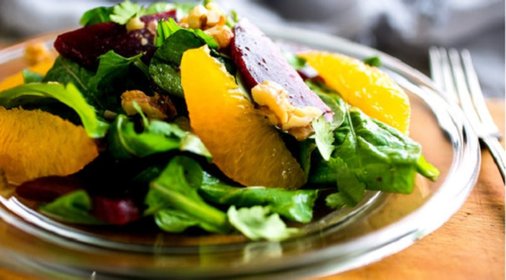 Салат из свеклы и апельсинов