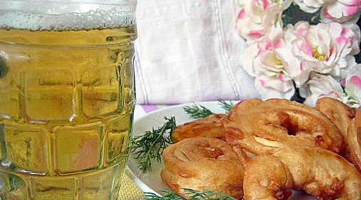 Кольца кальмаров в пивном кляре