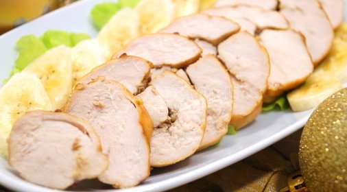 Куриная пастрома с мёдом и горчицей