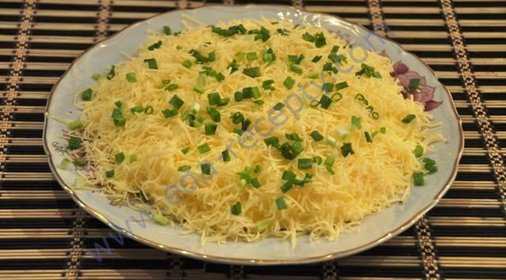 Салат Мужской каприз с говядиной