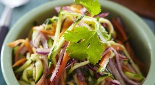 Салат из цукини с морковью и лимоном