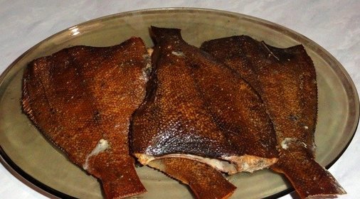 Камбала горячего копчения