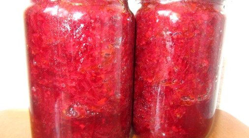 Салат из свеклы Аленка