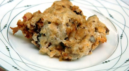 Картофель с грибами и курицей