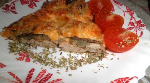 Свинина в духовке кусочками