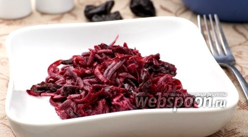 Салат из отварной свёклы