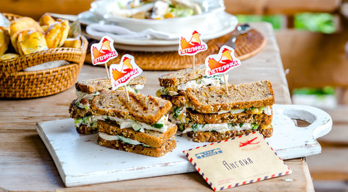 Сэндвичи с куриным салатом