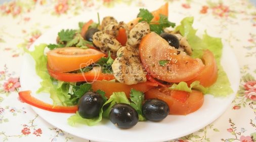 Салат «Ля-Мур» с курицей