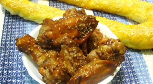 Крылышки запеченные в духовке