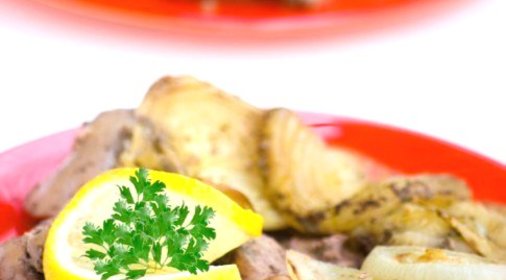 Куриная печень по‑деревенски