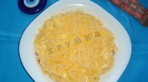 Классический Восточный Салат с колбасой