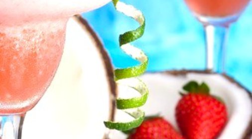 Клубничный милкшейк с кокосовым молоком