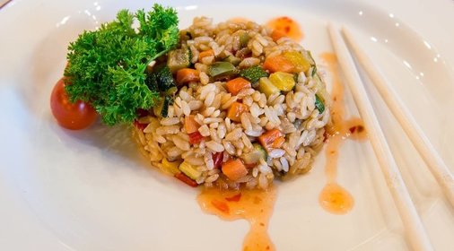 Рис с овощами от шефа за 30 минут