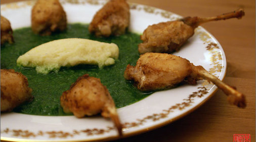 Лягушачьи лапки по-бургундски