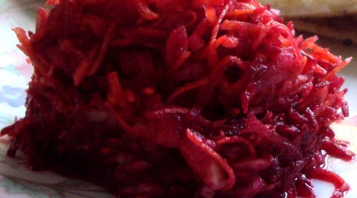 Сочный салат к мясу и рыбе