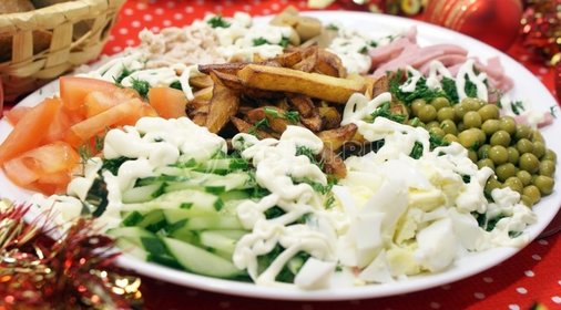 Салат «Коза на пороге»