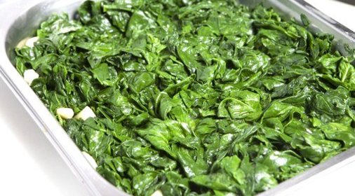 Бланшированный шпинат