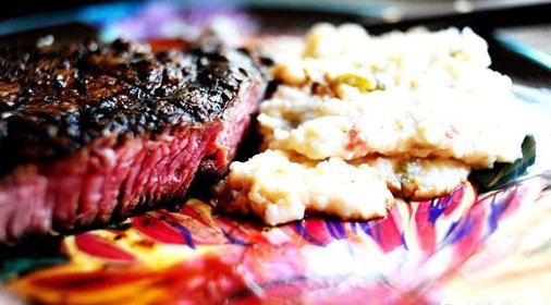 Сливочная крупа с чили