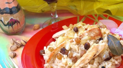 Бирьяни с курицей