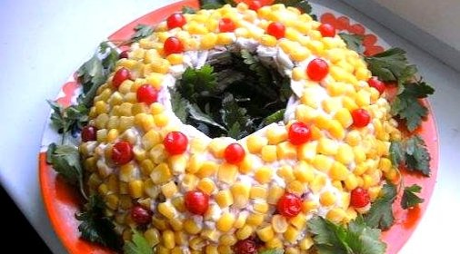 Салат Янтарный