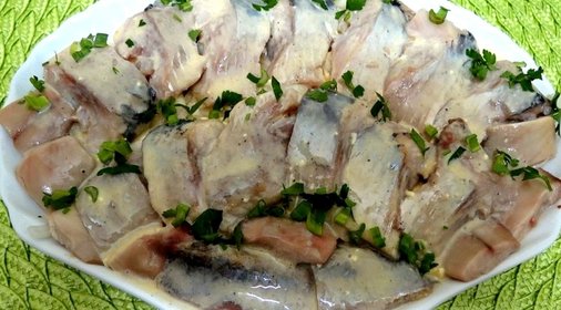 Сельдь в горчичном соусе