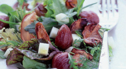 Салат с белыми грибами