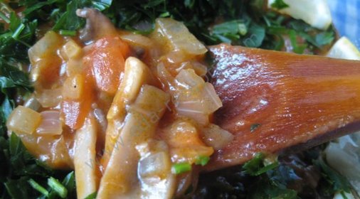 Миш-маш с шампиньонами
