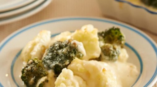 Запеченные цветная капуста и брокколи в мультиварке