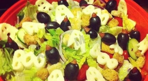 Салат на Хэллоуин