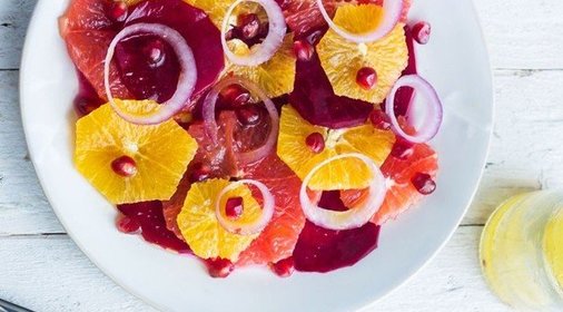 Салат со свеклой и апельсином