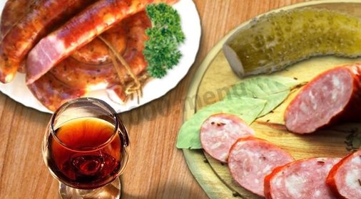 Домашняя копченая колбаса